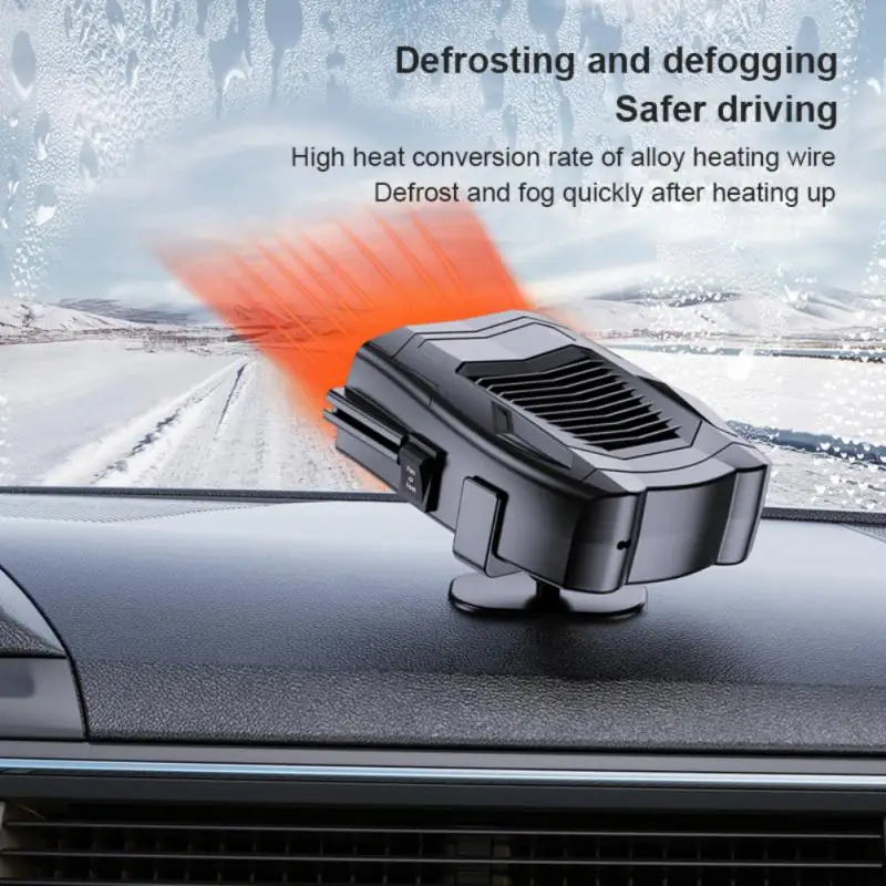 12V Car Heater Car Seat Cooling Fan Car Electrical Appliances Windshield Defogging Demister Defroster Portable Electric Dryer