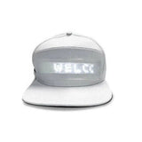 Unisex Baseball Cap USB Rechargeable Bluetooth APP Programmable LED Scrolling Message Display Board Hip Hop Street Snapback Hat