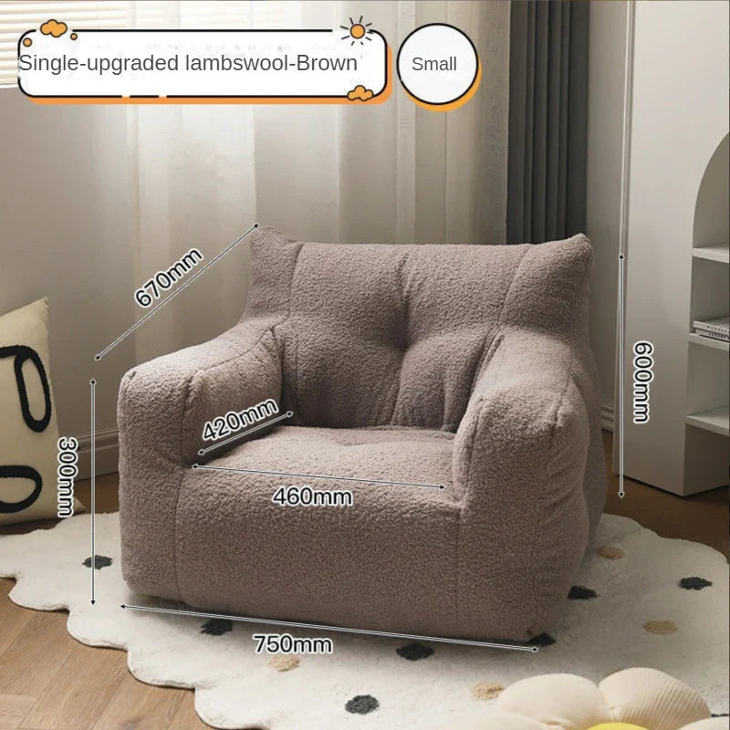 Children's Sofa Reading Book Corner Arrangement Baby Lazy Sofa Stool Sitting on The Ground Little Boy Cute Baby Small Sofa Chair