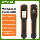 Optical Power Meter MINI 5G Meter Fiber Optic Light Source Cable Tester Optic Equipment 70~+6/-70~+10/-50~+26 USB Charging