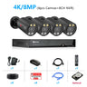 Surveillance Camera System 4K Video Recorder Nvr 8CH Home Outdoor Security Cctv Kit  Security Protection Poe Ip Cameras