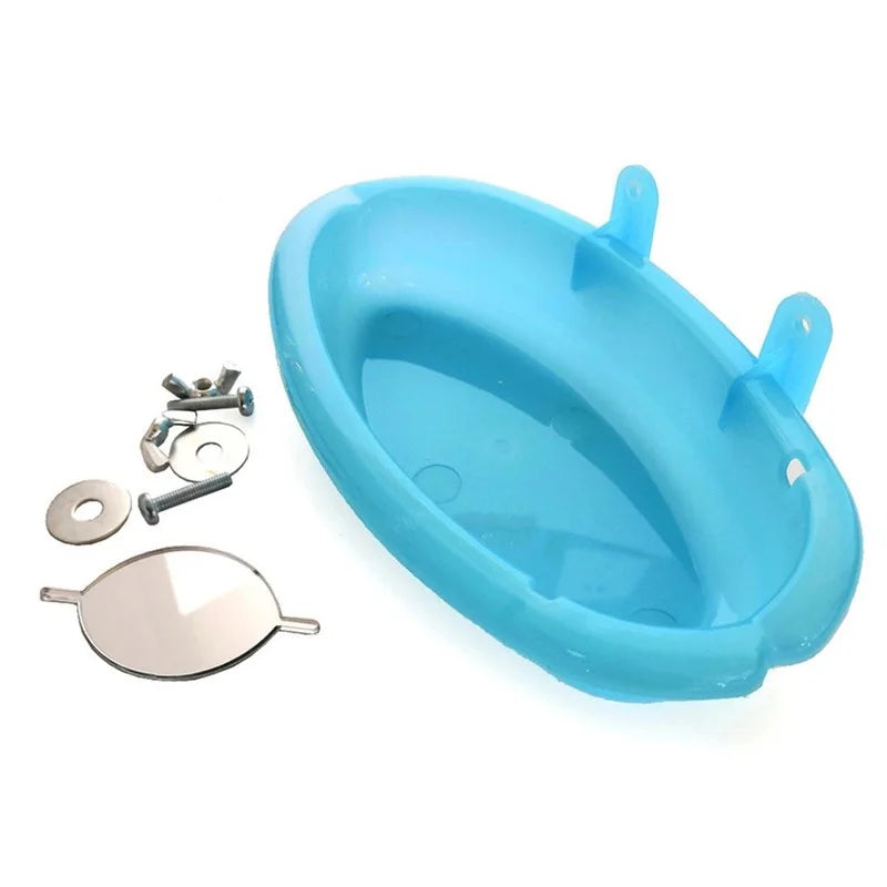 Pet Bird Bath Cage with Mirror, Parrot Bathtub, Shower Box, Small Toys, Pet Accessories