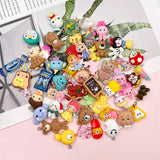 100Pcs Mixed Candy Cookies Donuts Luck Bags Resin Charms Flat back Cabochon for Necklace Earrings Jewelry Making Accessories