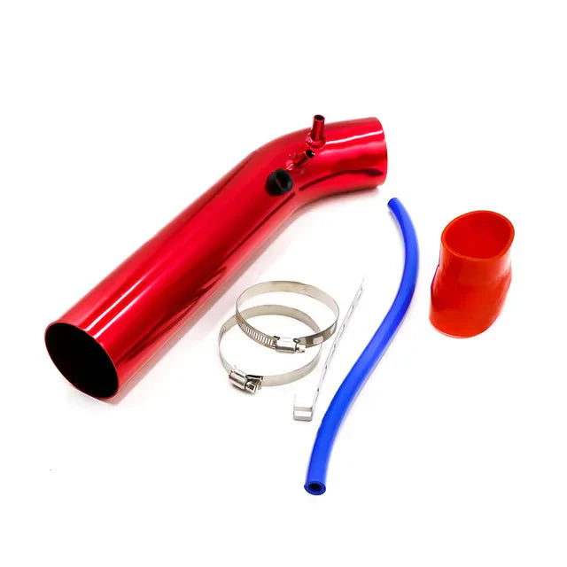 Universal Aluminum car Air Intake Pipe kit 3'' inch 76mm Pipes cold Air Intake System Duct Tube Kit Air filter