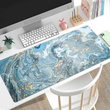 Mouse Pad Gamer Fashion Marble XL Computer Home Large Mousepad XXL Mechanical Keyboard Pad Non-Slip Office Accessories Mice Pad