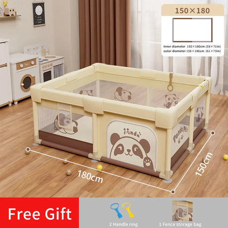 Infant shining Baby Playpen for Children Baby Playground Safety Barriers Playpen for 0-6 Years Old Kids Indoor Baby Safety Fence