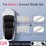 Privacy Sun Shade for Tesla Model 3 Y Custom-Fit Car Side Window Sunshade Blind Shading for Camping Hiking Rest Accessories