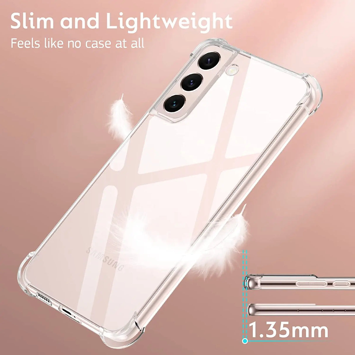 Shockproof Phone Case For Samsung Galaxy S20 FE S21 S22 S23 Ultra S9 S10 Plus S10E Clear Soft Shell For Note 9 10 20 Back Cover