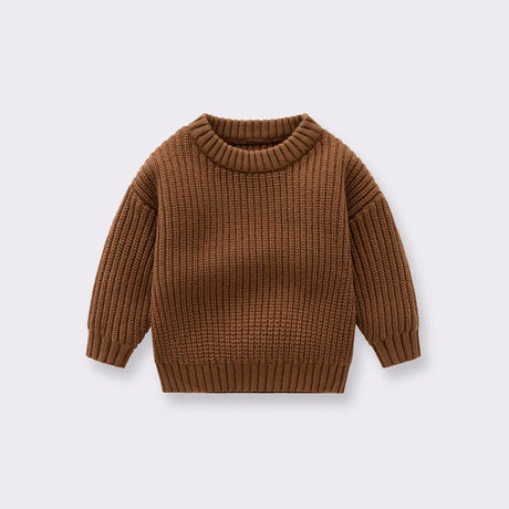 Children Baby Loose Sweater Knitted Autum Winter Baby Boy Girl Clothes Round Neck Kid Toddler Girl Boy Pullover Baby Outerwear