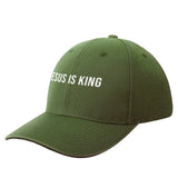 Jesus is king Baseball Cap Military Cap Man Golf Hat Rugby cute Women's Hat 2023 Men's