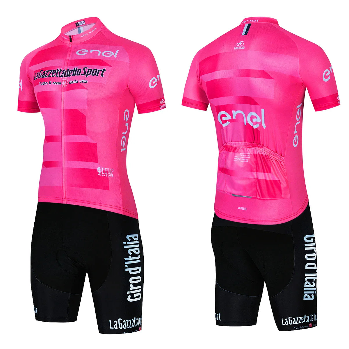 Tour De Giro D'ITALIA Cycling Jersey Set Men's Short Sleeve Mountain Uniform Ropa Ciclismo Cycling Maillot Cycling Clothing Suit