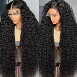 Brazilian 30 40 Inches 13x6 Deep Wave Human Hair Wig 13x4 Lace Frontal Hair Wig 5x5 Glueless Curly Lace Front Human Hair Wigs