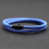 New Minimalist Men Rope Bracelet Double Layer Survival Braclet Homme Accessories Boyfriend Gift Magnet Buckle Pulsera Hombre