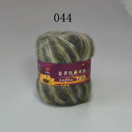 6 Balls Angora Mohair Wool Yarn for Knitting Soft Plush Cashmere Hand Crochet Lanas DIY Scarf Sweater Thread Freeshipping Sales