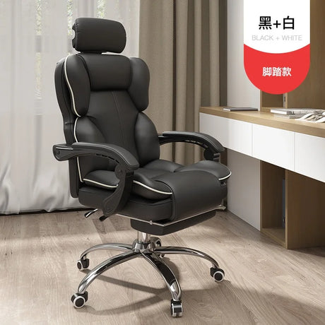 UVR Computer Chair Home Gaming Sofa Chair Long-term Comfortable Office Seat Live Girl Backrest Adjustment Chair With Pedal