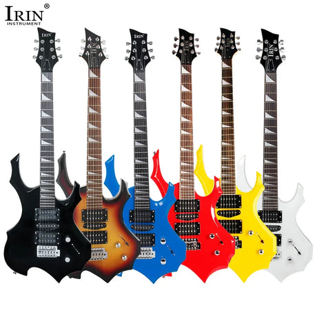 IRIN Electric Guitar 6 String 24 Frets Flame Electric Guitar Rosewood Fingerboard Maple Neck A Manchurian Ash Electric Guitar