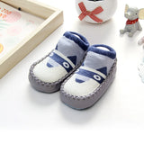 Baby Socks Shoes Infant Cute Cartoon Kids Boy Shoes Soft Rubber Sole Child Floor Sneaker BeBe Booties Toddler Girls First Walker