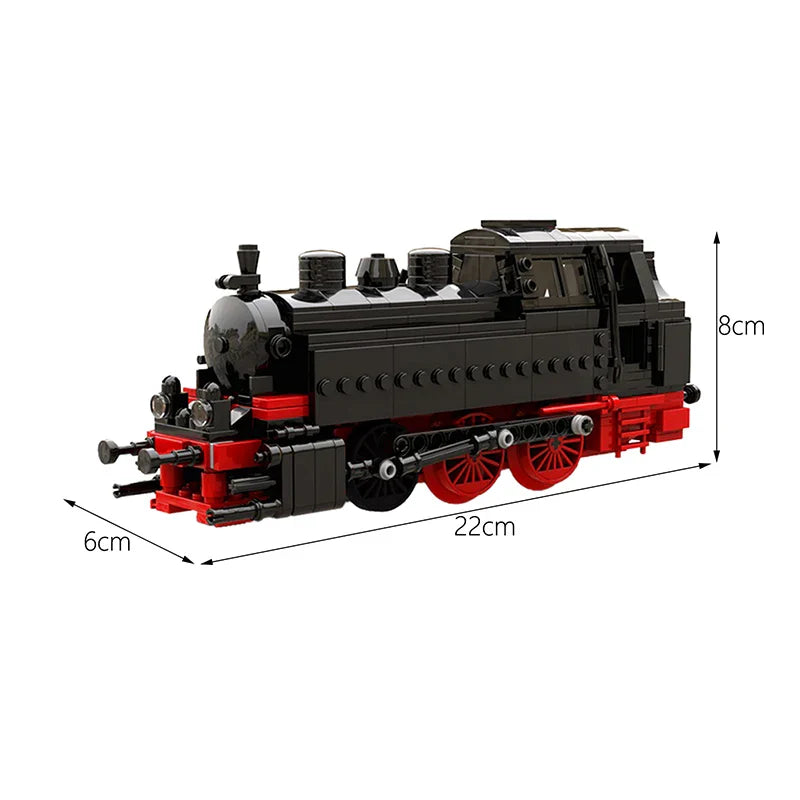 MOCUnited Pacific Spped Train Building Blocks Kit Motor Railway Vechilce DIY Train Transportation Toy For Children Birthday Gift