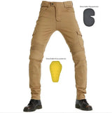 Logo PK719 B06 Four Seasons Riding Motorcycle Pants Classic Outdoor Riding moto Drop-resistant Pant With Hip Knee Gear