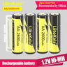 4PCS LiitoKala AAA 1000MAH/AA 2600MAH NiMH 1.2V Rechargeable Battery Suitable for Toys Mice,with 1PC AAA/AA Battery Holder