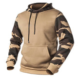 2023 Hoodies Trendy Fleece Mens Autumn Winter Casual Hoodies Men Camouflage Pullover Sweatshirts Male Outwear Hooded Collar Tops