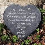 Custom Pet Memorial Stones Pet Grave Stones Personalized Dog Memorial Gifts for Loss Memorials & Funerary Support Dropshipping