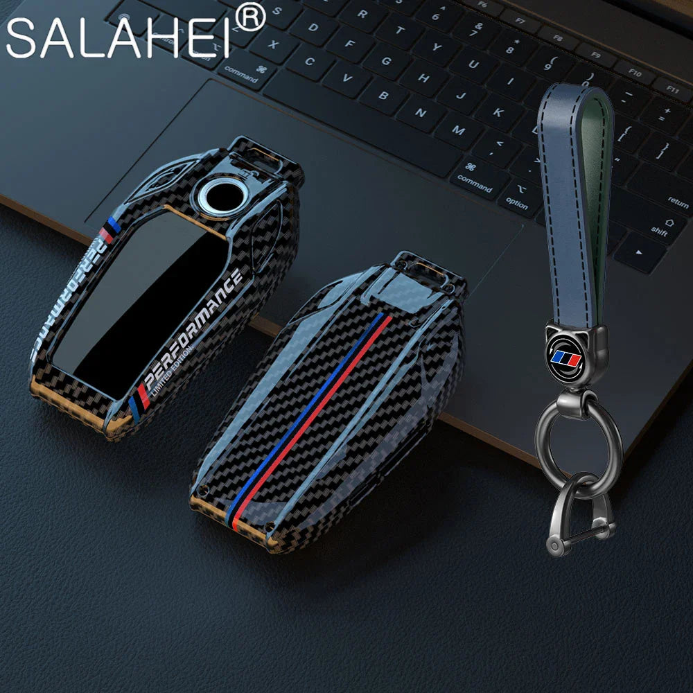 Car Carbon Fibre Key Cover Case Shell For BMW 5 7 Series G11 G12 G30 G31 G32 I8 I12 I15 G01 G02 G05 G07 X3 X4 X5 X7 Accessories