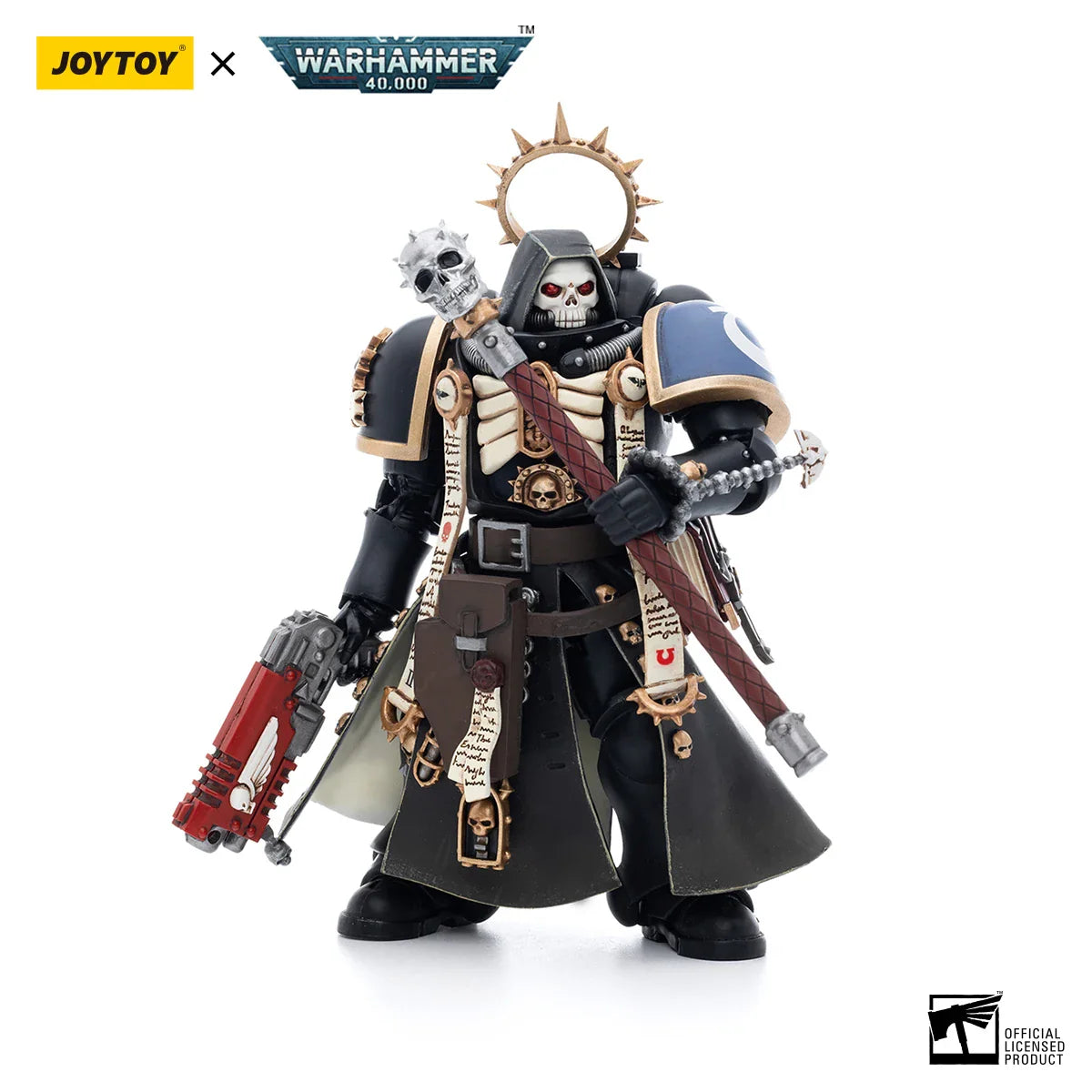 JOYTOY Warhammer 40k Action Figure Ultramarines Primaris Company Champion Parnaeus Veteran Intercessor Anime Military Model Toy