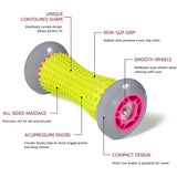 Foot Massage Roller Fascia Roller Full Body Muscle Manual Massage Leg and Neck Relaxation Device Blue and Pink