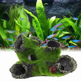 Aquarium Mountain View Moss Tree Moss Driftwood Resin Cave Fish Tank Ornament Decoration