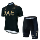 UAE Cycling Mtb Tricuta Man Uniform Men's Clothing Pants Jersey Costume Bike Clothes Shorts 2024 Laser Cut Mens Complete Bib Gel