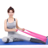 Yoga physiotherapy elastic band gym resistance band sports stretching trainingrope Pilates stretching film fitness Body Building