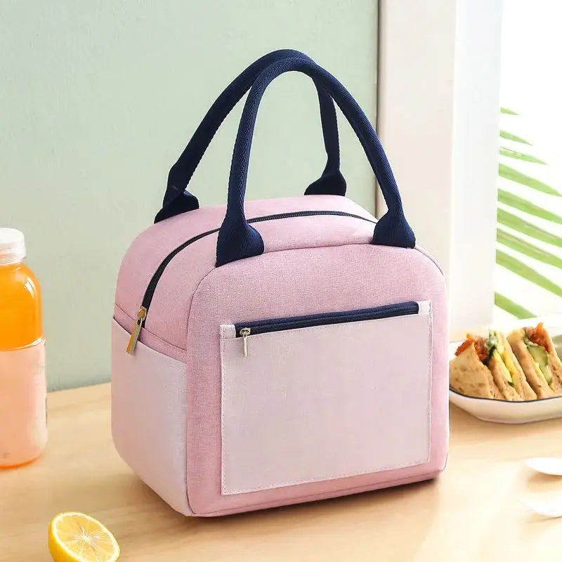 Portable Lunch Bag Ice Cooler Pack Insulation Picnic Food Storage Bags For Girl Female Kids Tote School Bento Dinner Container