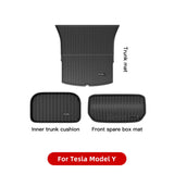 YZ For Tesla Floor Mats Model 3 Y 2021-2023 Car Four Seasons Waterproof Non-slip Floor Mat NEW  TPE Special Car Accessories