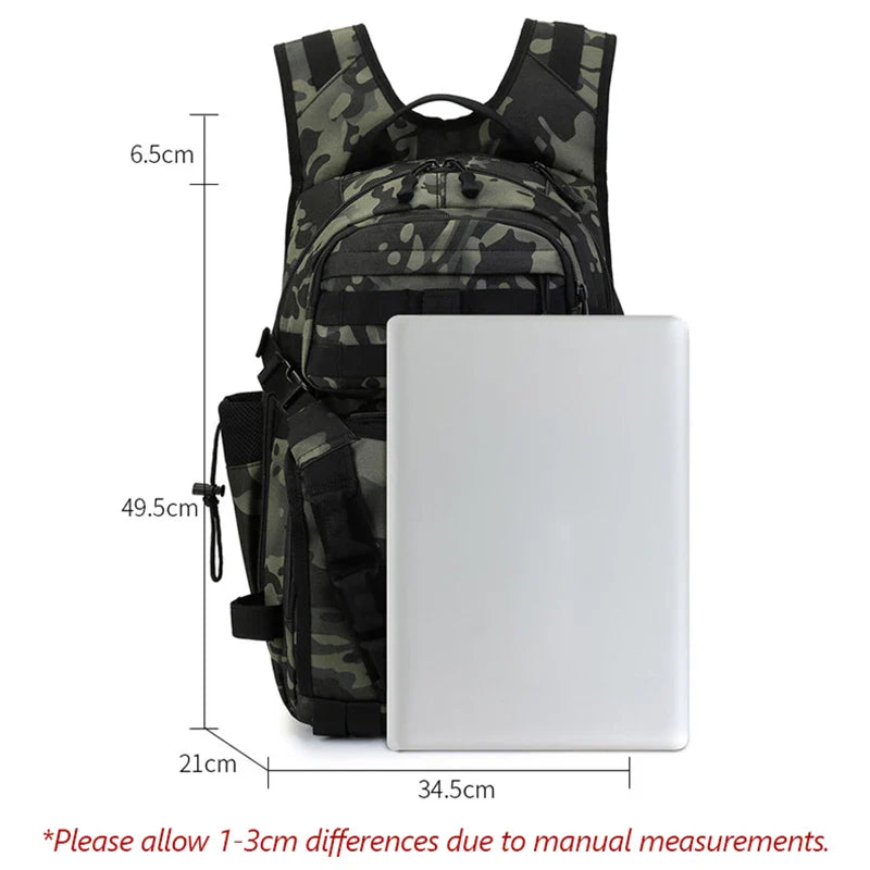 Fishing Lure Bag Camping Backpack Men Sports Tactical Shoulder Bait Box Pack Outdoor Handbags Hiking Molle Sports Military Bags