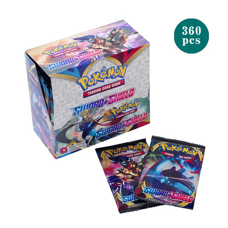 360Pcs Box Pokemon Card Shining Fates Style English Booster Battle Carte Trading Card Game Collection Cards Toys Kids Gifts