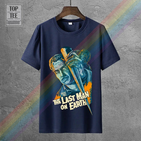 The Last Man On Earth Vincent Price T-Shirt Men T Shirt Men New Arrival Short T-Shirt Cool T-Shirts Plain T Shirt Vintage Tshirt