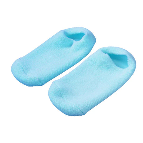 1~4PCS Reusable SPA Gel Socks Moisturizing Whitening Exfoliating Velvet Smooth Beauty Foot Care Silicone Socks Feet Care