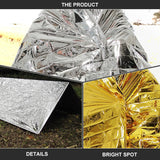 Blanket Survival Thermal Blankets Emergency Foil Rescuing Warm Safety Camping Equipment Kit Mylar