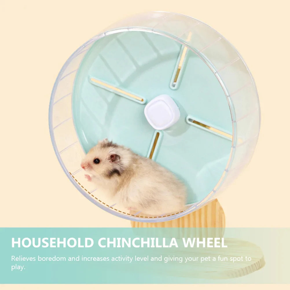 Hamster Running Wheel Stable Chinchilla Small Cage Silent Hedgehog Rat Exercising