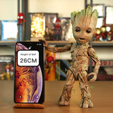 The Avengers Disney Groot Little Tree Man Anime Movie Character Modeling Figure Movable Joint Model Cute Children Holiday Gifts