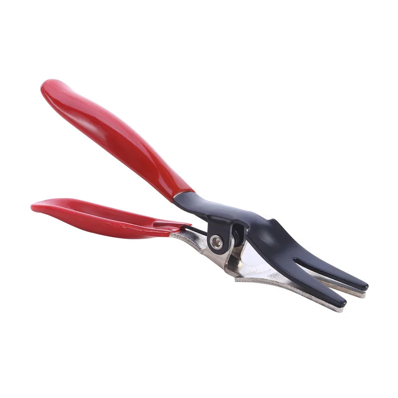 Automobile Tubing Oil Pipe Separation Clamp Joint Tightening Pliers Fuel Filters Hose Tube Buckle Removal Car Pipe Tool Angled