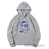 Plus Size Bt21 Cartoon Prints Hoody Women Men Casual Hoodies Sweatshirt Harajuku Girl Autumn Winter  Warm Boy And Girl Pullover