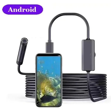 1200P endoscope camera 8mm probe 8LED for smartphone android or Windows Type-C USB port Industrial endoscope security protection