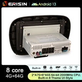 Erisin ES8950F IPS CarPlay Auto Android 13.0 Car Multimedia System For Fiat 500X Stereo GPS Navi DSP WiFi 4G LTE Bluetooth 5.0