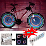 New Bicycle Spoke Lights Induction LED Colorful Bike Light Safety Warning Light Road Bike Motorcycle Car Cycling Accessories