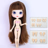 ICY DBS Blyth doll bjd joint body white skin cute Bun face suit 1/6 toy 30cm girl gift anime