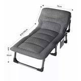 Bedroom Folding Beds Office Lunch Break Single Recliner Chairs Home Simple Outdoor Portable Camp Bed Adult Nap Artifact