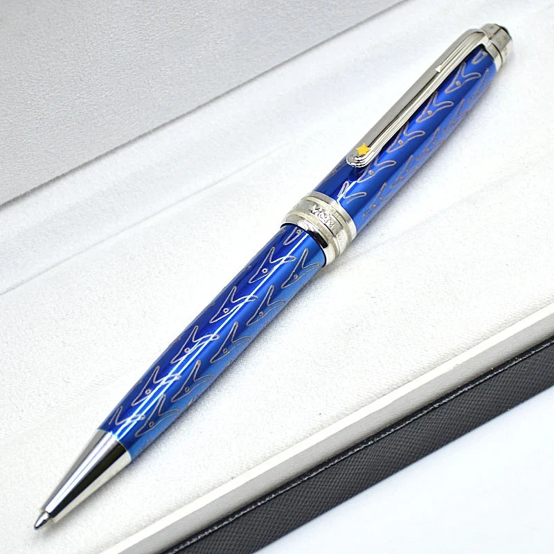 Special Edition Little Prince Rollerball Pen MB Blue 163 Ballpoint Pen Fountain Pens Writing Office Supplies With Serial Numbe