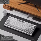 Ajazz AK820 Mechanical Keyboard Customized Soft Gasket Structure Optional Wired/Three-mode RGB Backlit 75% Portable Hot Swap